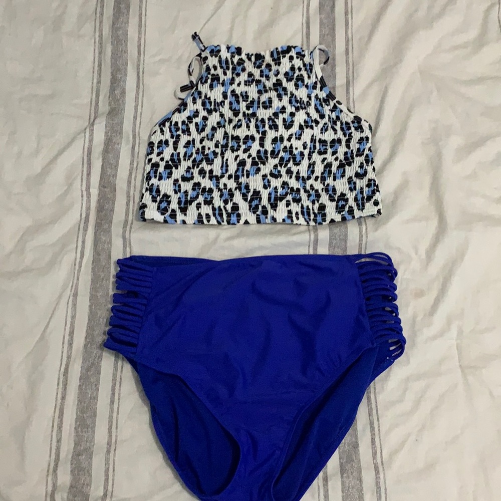 Cheetah Swimsuit Set